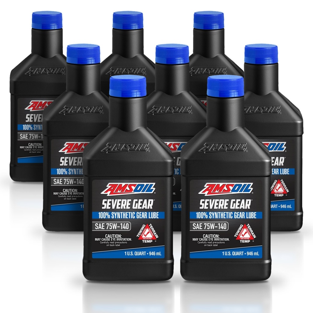 Kit 8 Litros Severe Gear® SAE 75W140 Synthetic Gear Lube AMSOIL
