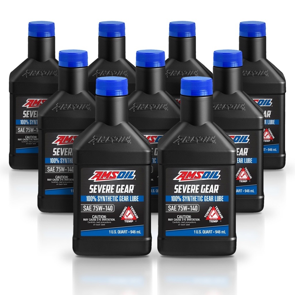 Kit 9 Litros Severe Gear® SAE 75W140 Synthetic Gear Lube AMSOIL