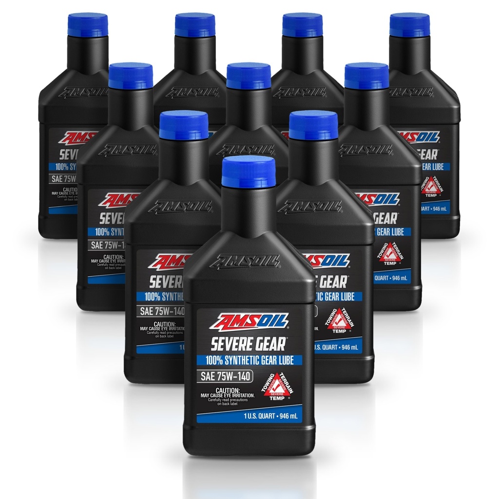Kit 10 Litros Severe Gear® SAE 75W140 Synthetic Gear Lube AMSOIL