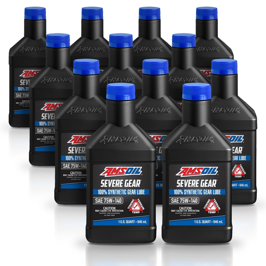 Kit 12 Litros Severe Gear® SAE 75W140 Synthetic Gear Lube AMSOIL