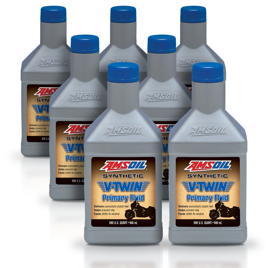 Kit 7 Litros Synthetic V-Twin Primary Fluid AMSOIL
