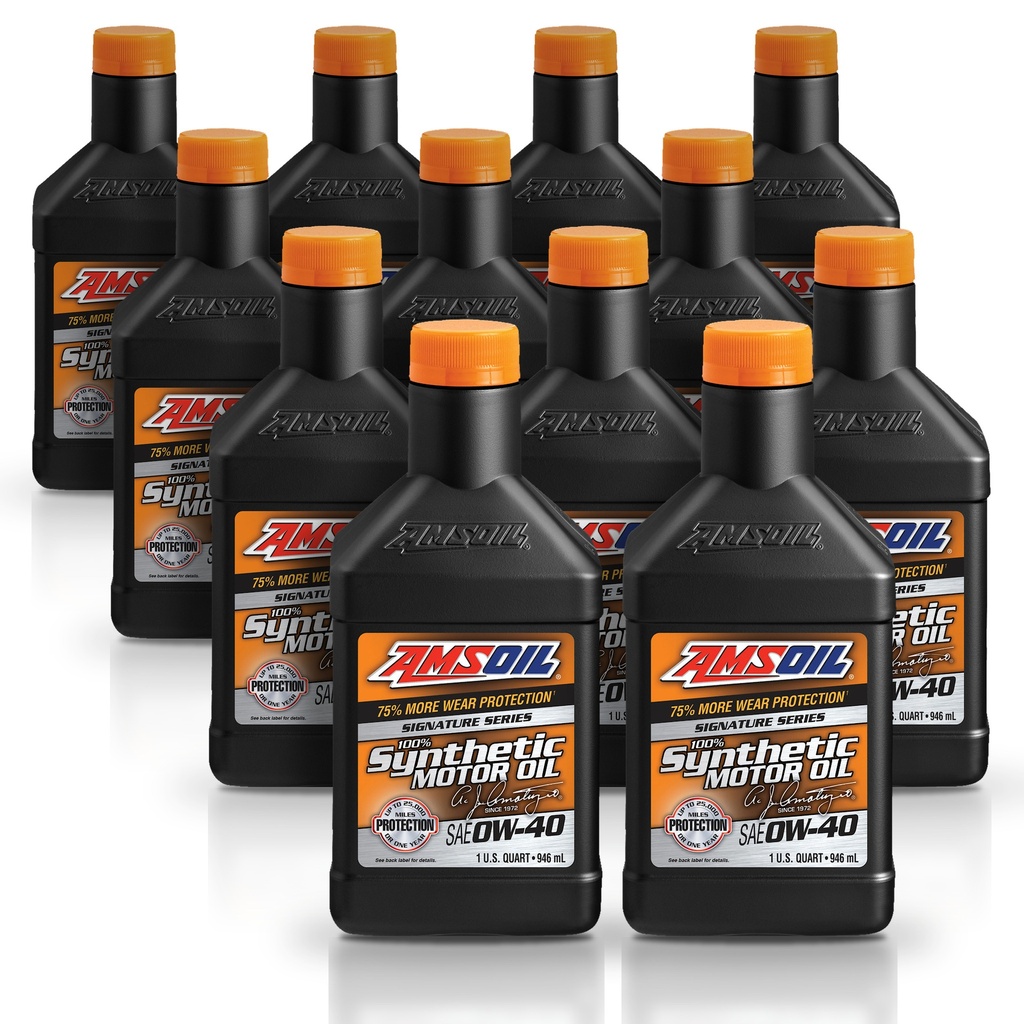 Kit 12 Litros SAE 0W40 Synthetic Motor Oil AMSOIL