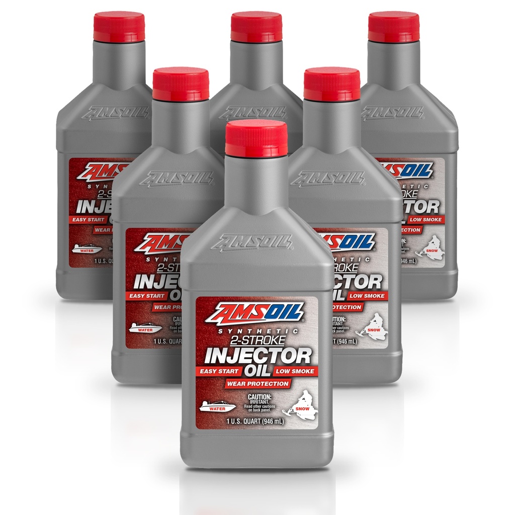 Kit 6 Aceites 2 Tiempos Amsoil Marino Lancha 6 Litros