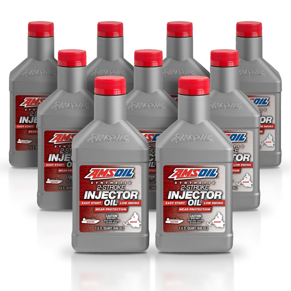 Kit 9 Aceites 2 Tiempos Amsoil Marino Lancha 9 Litros