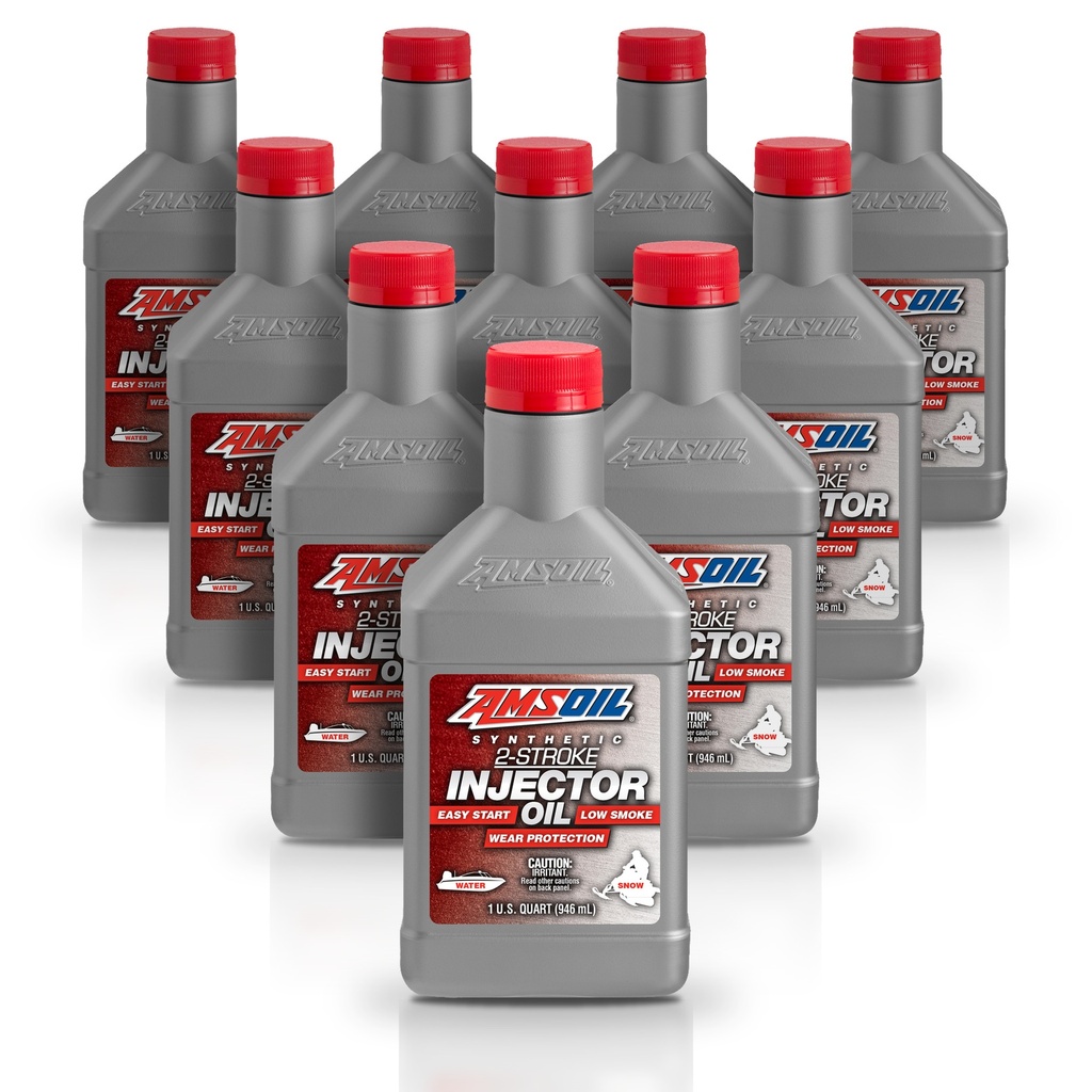 Kit 10 Aceites 2 Tiempos Amsoil Marino Lancha 10 Litros
