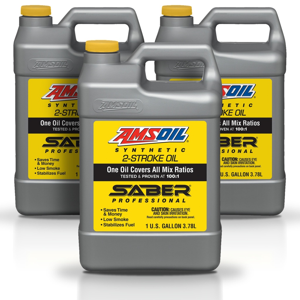 Kit 3 Aceites 2T Amsoil Jaso Fd Podadora 11 Litros