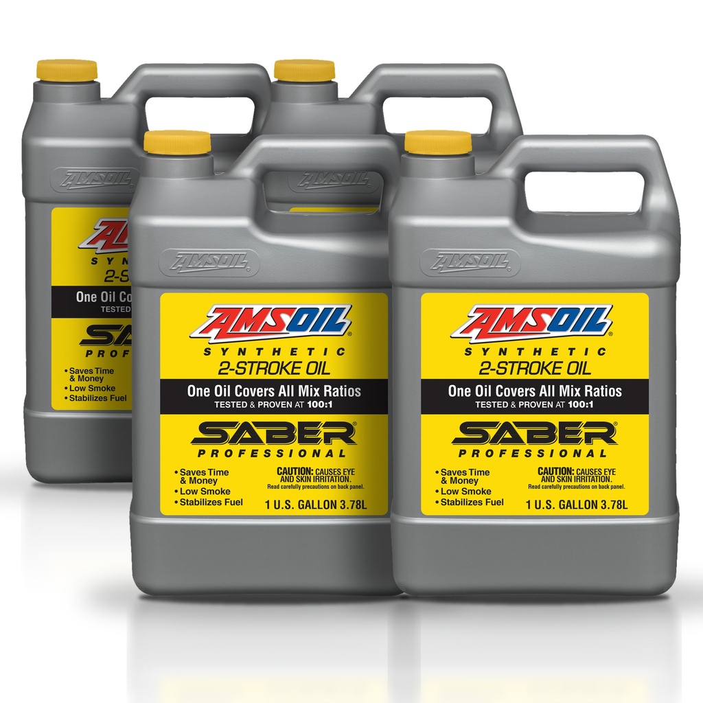 Kit 4 Aceites 2T Amsoil Jaso Fd Podadora 15 Litros