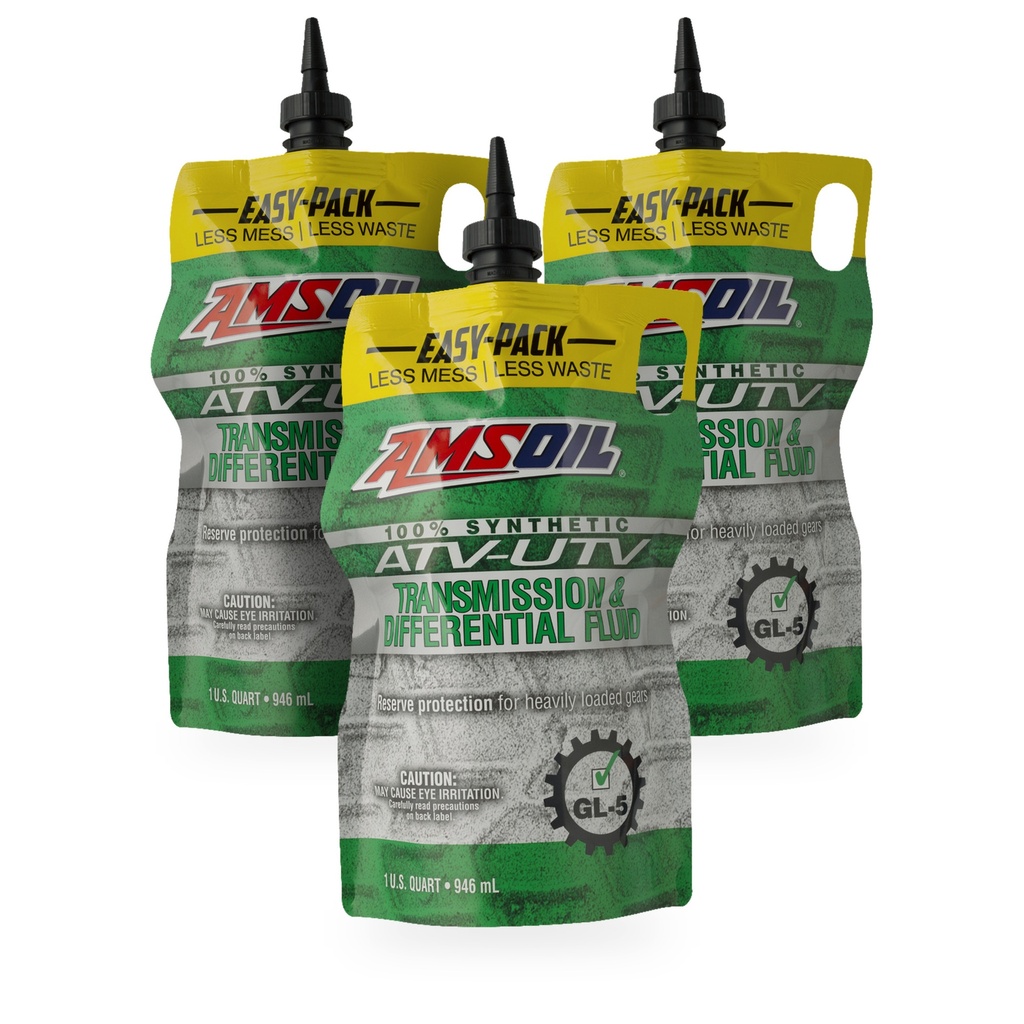 Kit 3 Aceites Amsoil Transmision Diferencial Atv 3 Litros