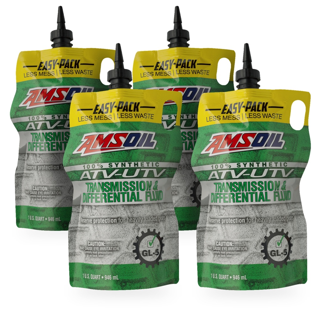 Kit 4 Aceites Amsoil Transmision Diferencial Atv 4 Litros
