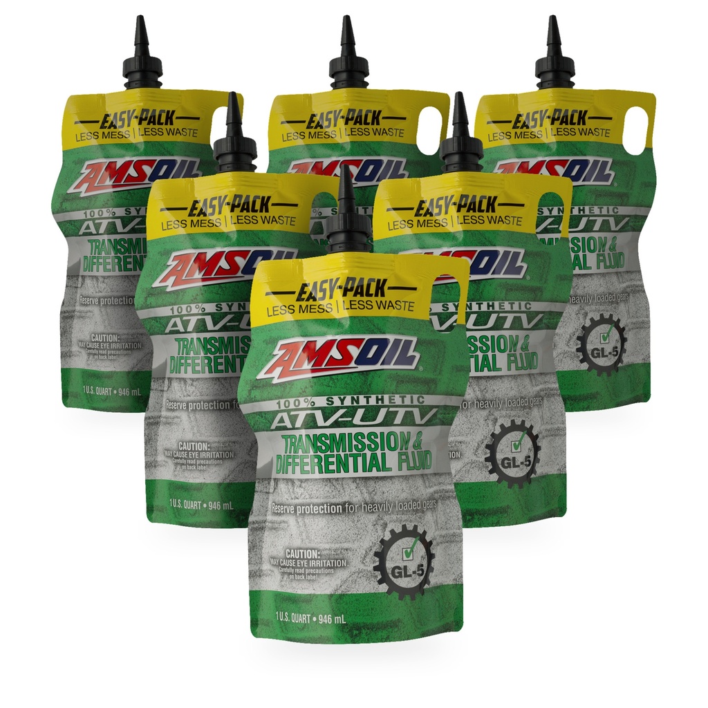 Kit 6 Aceites Amsoil Transmision Diferencial Atv 6 Litros