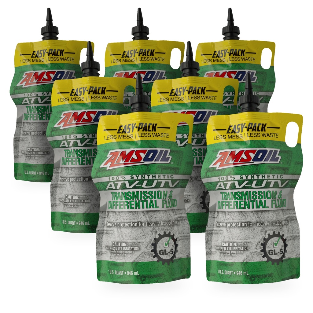 Kit 7 Aceites Amsoil Transmision Diferencial Atv 7 Litros