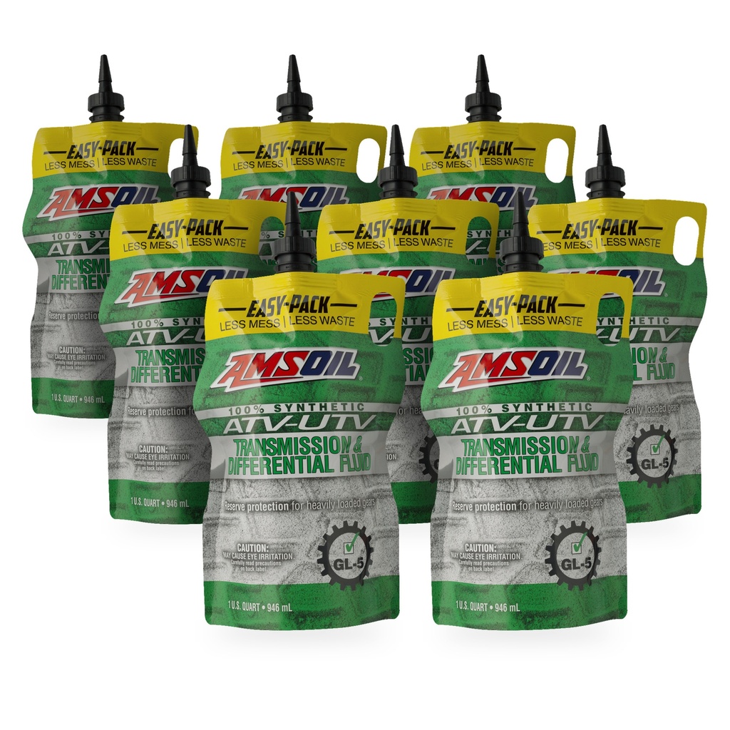 Kit 8 Aceites Amsoil Transmision Diferencial Atv 8 Litros