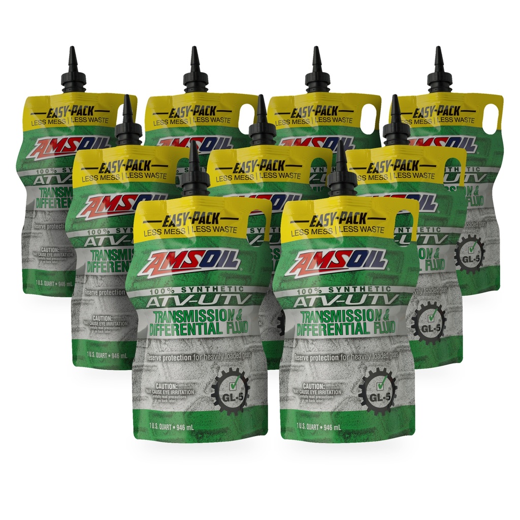 Kit 9 Aceites Amsoil Transmision Diferencial Atv 9 Litros