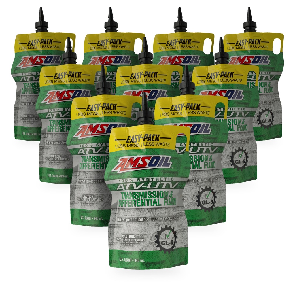 Kit 10 Aceites Amsoil Transmision Diferencial Atv 10 Litros