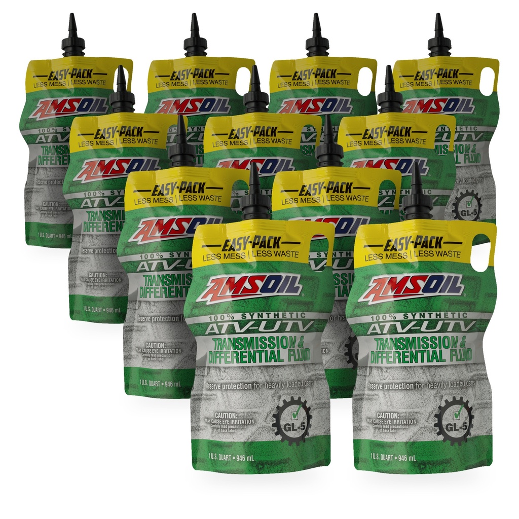 Kit 11 Aceites Amsoil Transmision Diferencial Atv 11 Litros