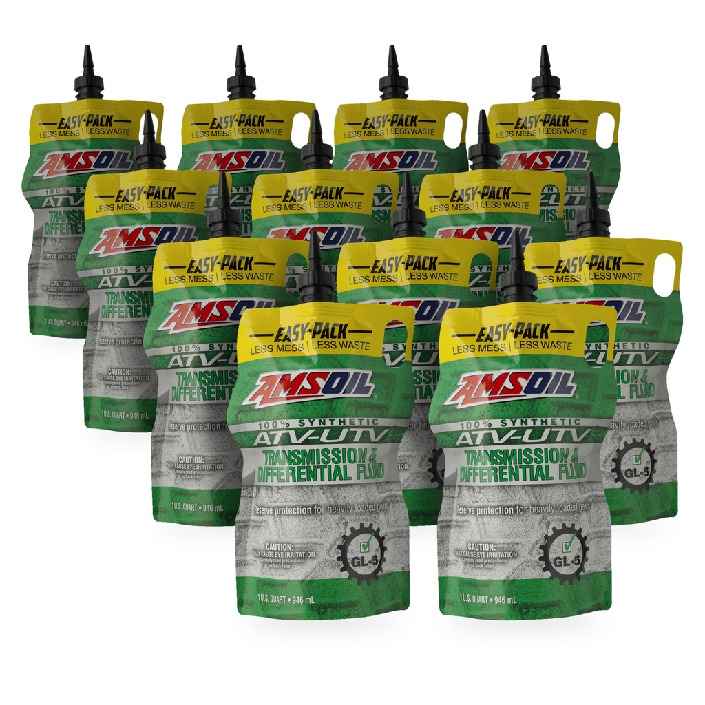 Kit 12 Aceites Amsoil Transmision Diferencial Atv 12 Litros