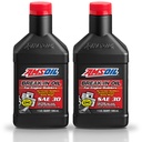 Kit 2 Aceites Sae 30 Amsoil Asentamiento Anillos 2 Litros