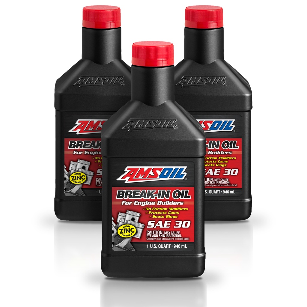 Kit 3 Aceites Sae 30 Amsoil Asentamiento Anillos 3 Litros