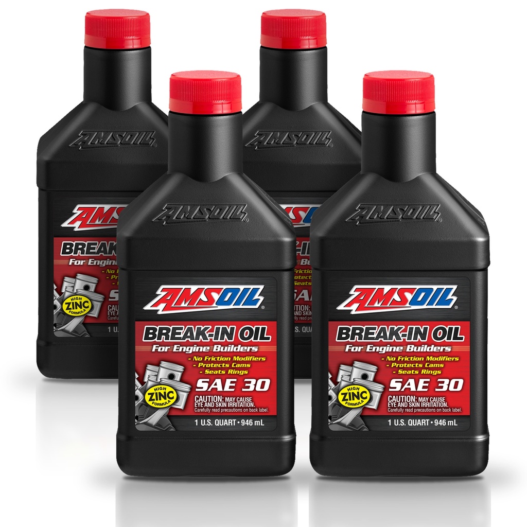 Kit 4 Aceites Sae 30 Amsoil Asentamiento Anillos 4 Litros