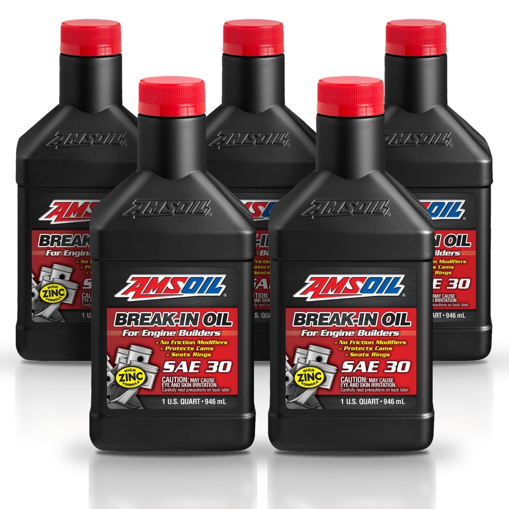 Kit 5 Aceites Sae 30 Amsoil Asentamiento Anillos 5 Litros