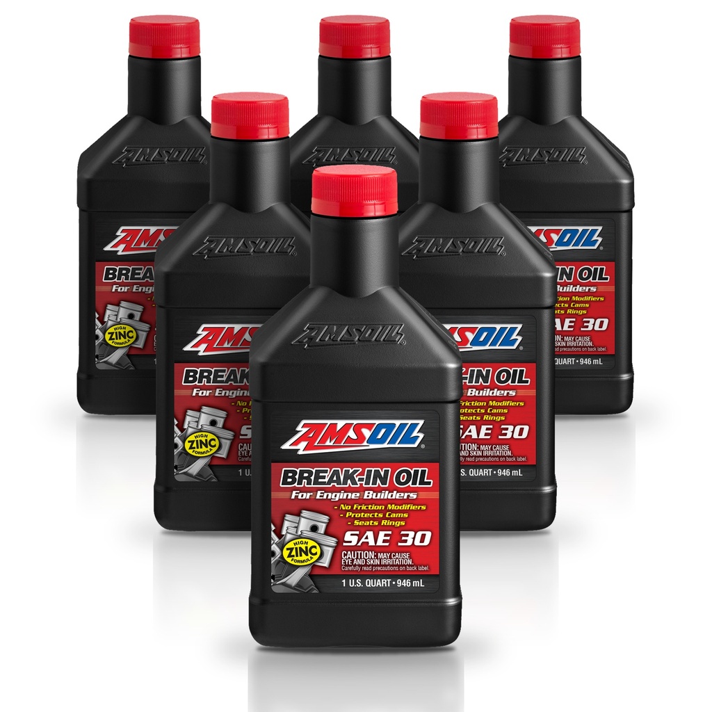 Kit 6 Aceites Sae 30 Amsoil Asentamiento Anillos 6 Litros