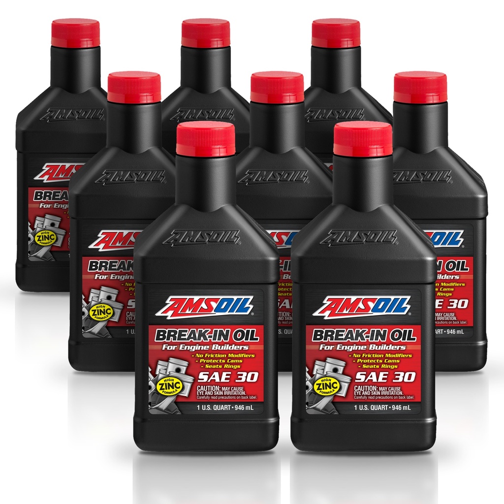 Kit 8 Aceites Sae 30 Amsoil Asentamiento Anillos 8 Litros