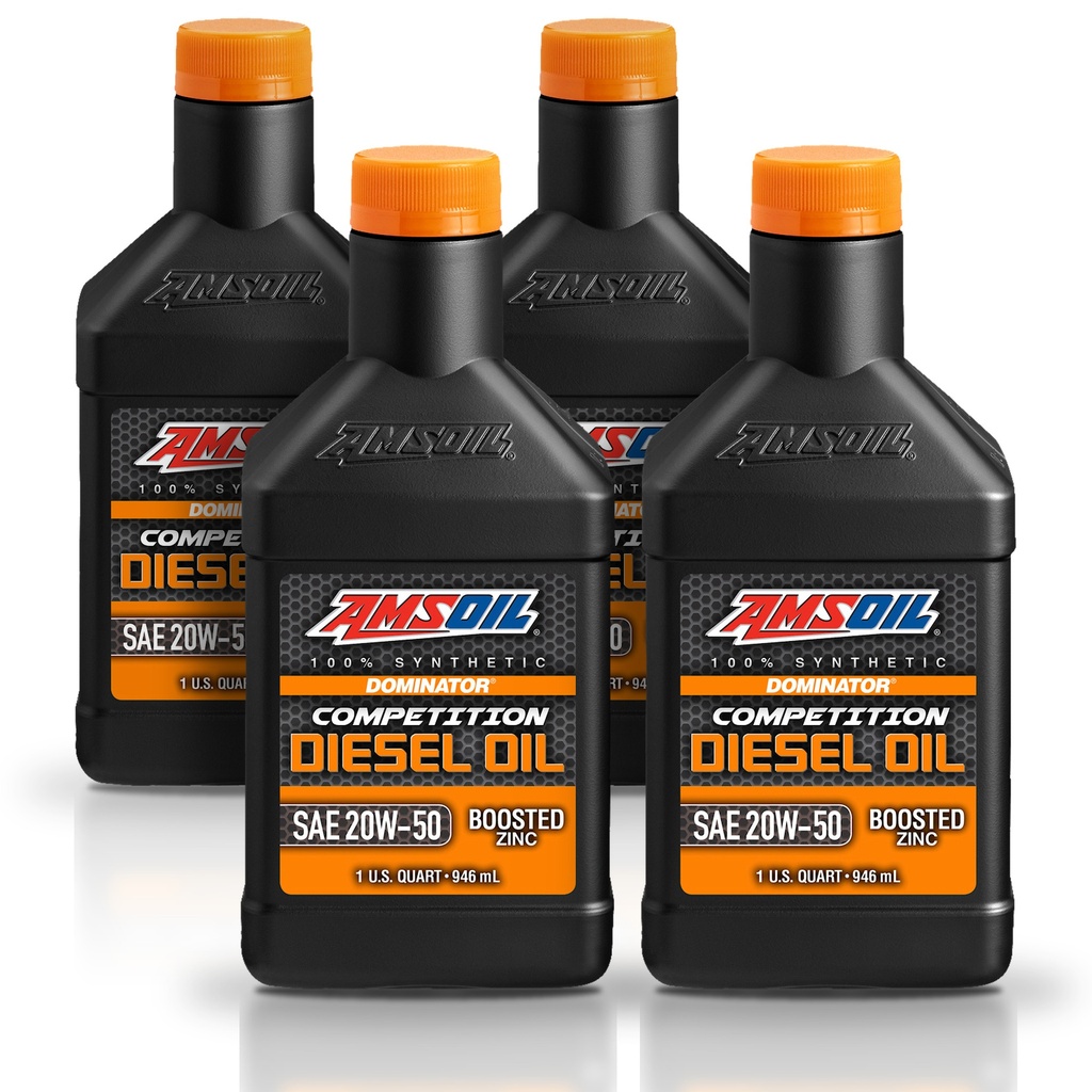 Kit 4 Aceites 20w50 Amsoil Diesel Competicion 4 Litros