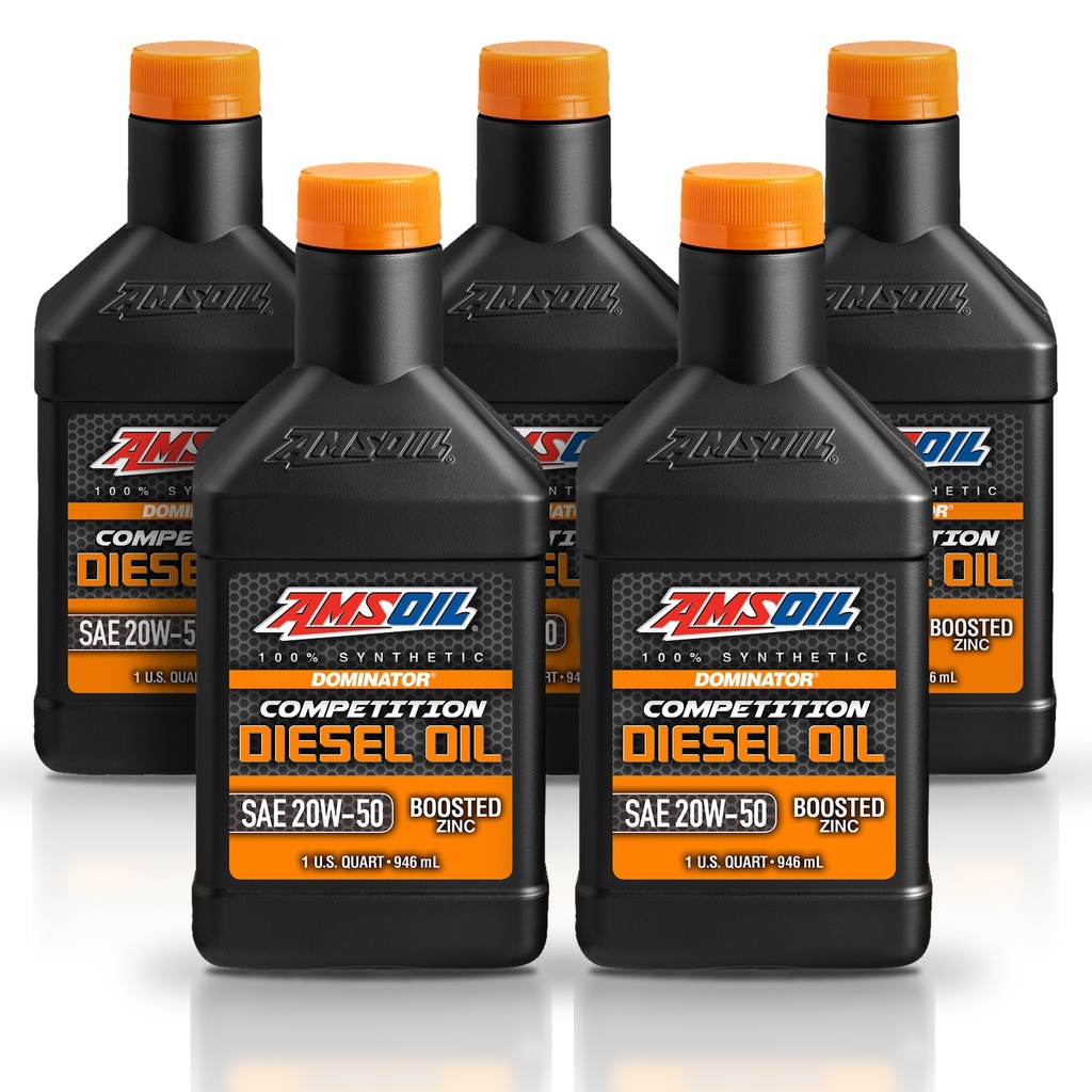 Kit 5 Aceites 20w50 Amsoil Diesel Competicion 5 Litros