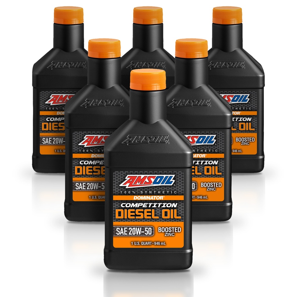 Kit 6 Aceites 20w50 Amsoil Diesel Competicion 6 Litros
