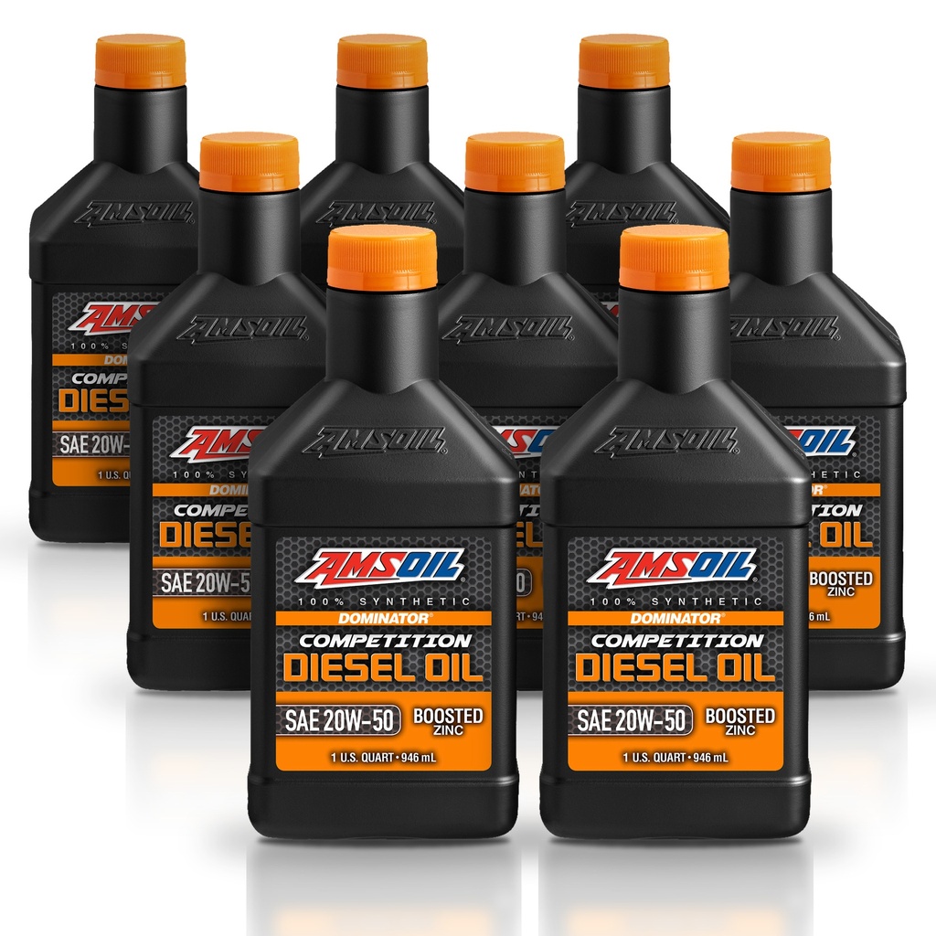 Kit 8 Aceites 20w50 Amsoil Diesel Competicion 8 Litros