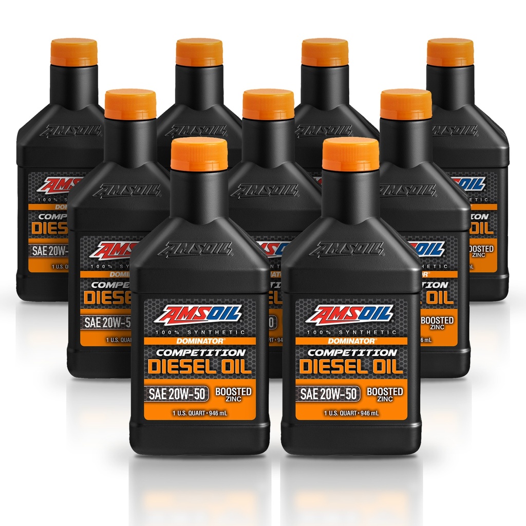 Kit 9 Aceites 20w50 Amsoil Diesel Competicion 9 Litros