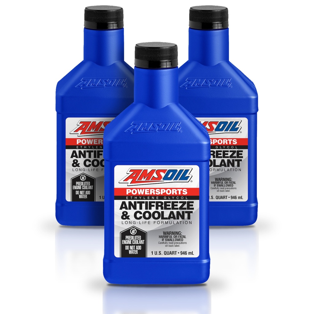 Kit 3 Anticongelantes Verde Amsoil Moto 3 Litros