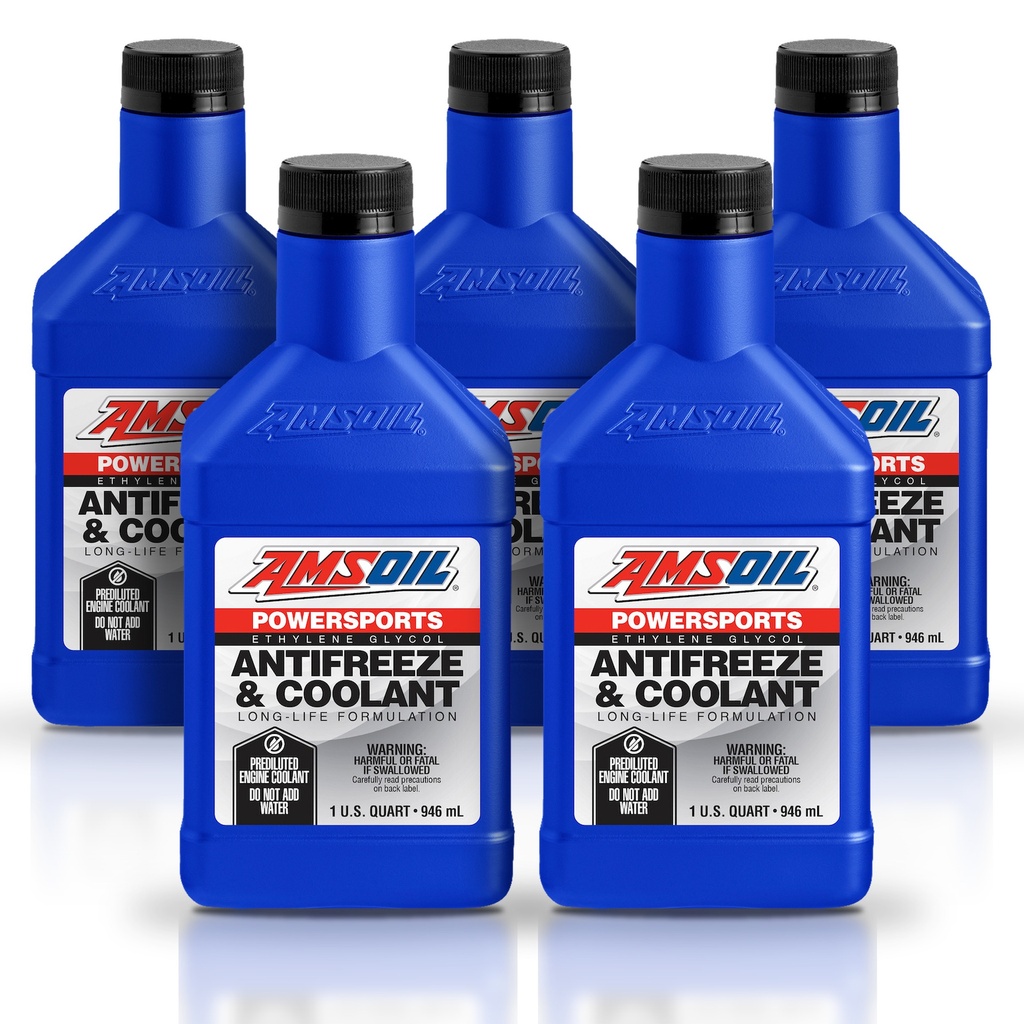 Kit 5 Anticongelantes Verde Amsoil Moto 5 Litros