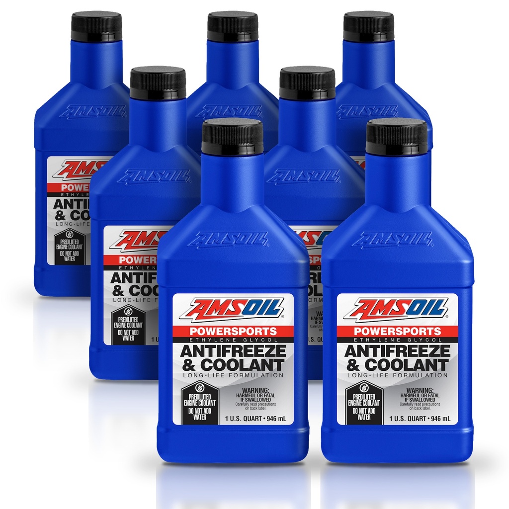 Kit 7 Anticongelantes Verde Amsoil Moto 7 Litros