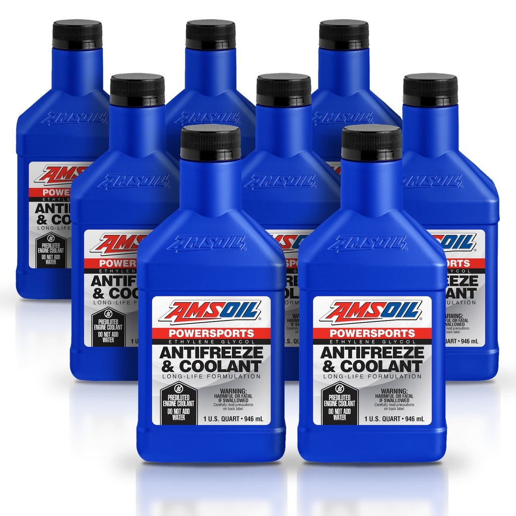 Kit 8 Anticongelantes Verde Amsoil Moto 8 Litros
