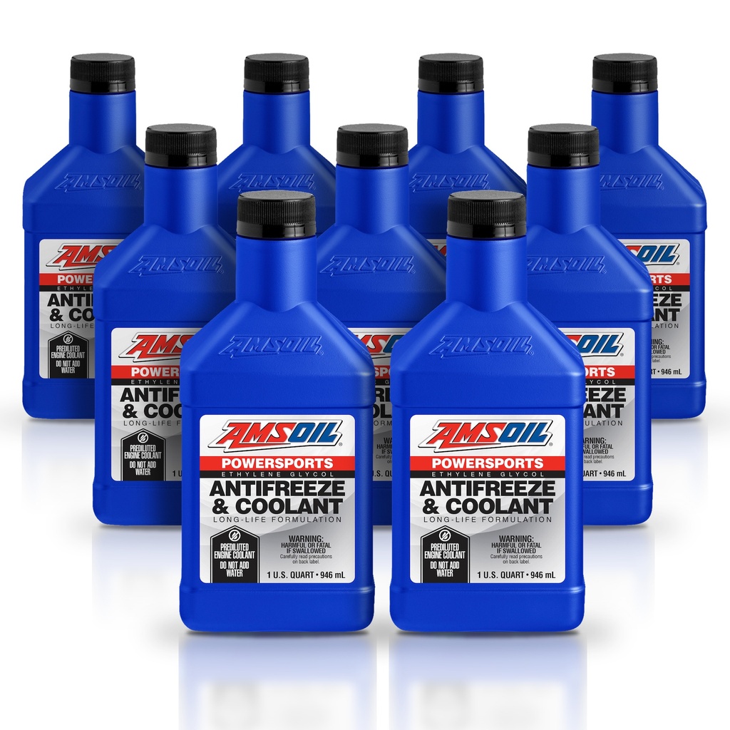 Kit 9 Anticongelantes Verde Amsoil Moto 9 Litros