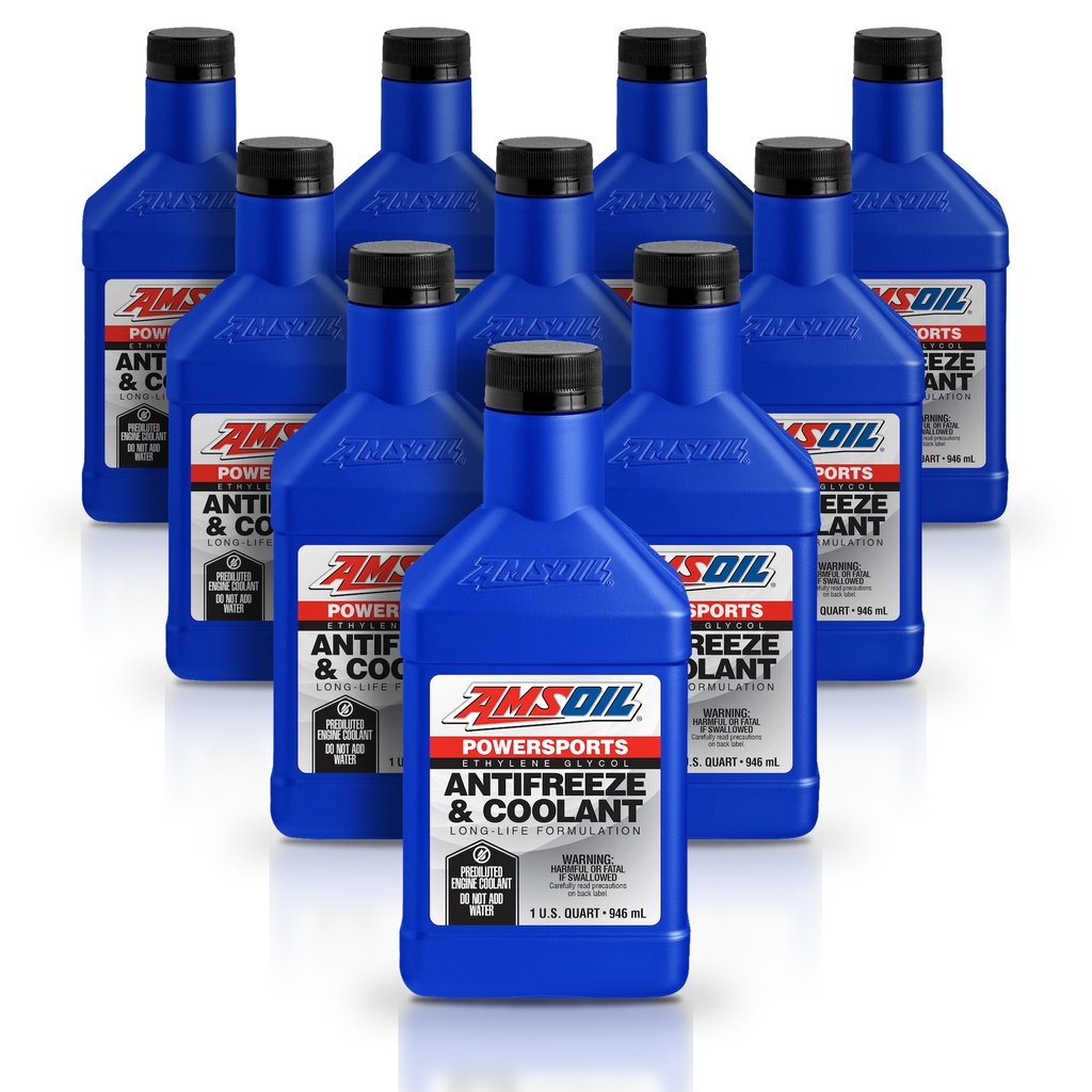 Kit 10 Anticongelantes Verde Amsoil Moto 10 Litros