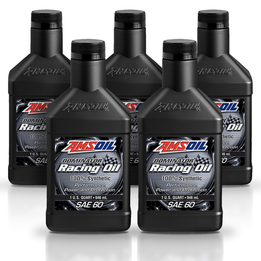 Kit 5 Aceites Sae 60 Amsoil Alto Desempeño 5 Litros