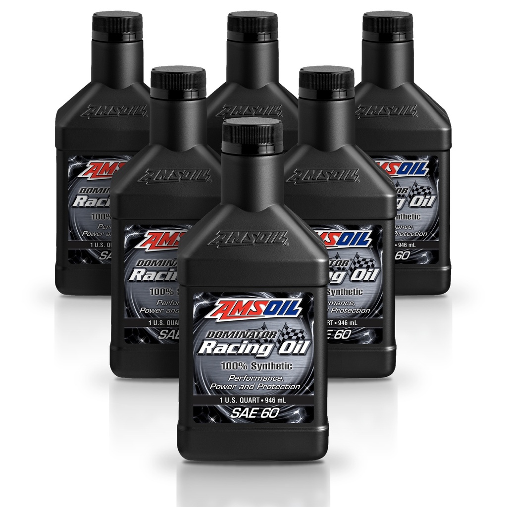 Kit 6 Aceites Sae 60 Amsoil Alto Desempeño 6 Litros