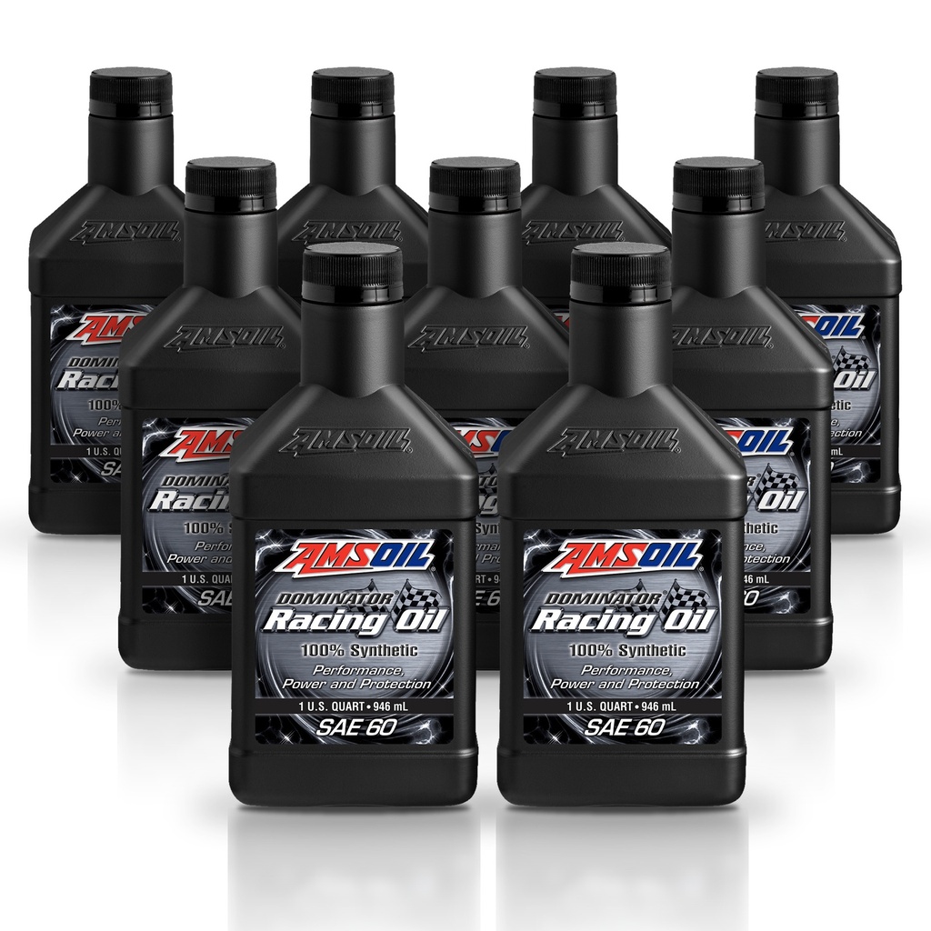 Kit 9 Aceites Sae 60 Amsoil Alto Desempeño 9 Litros