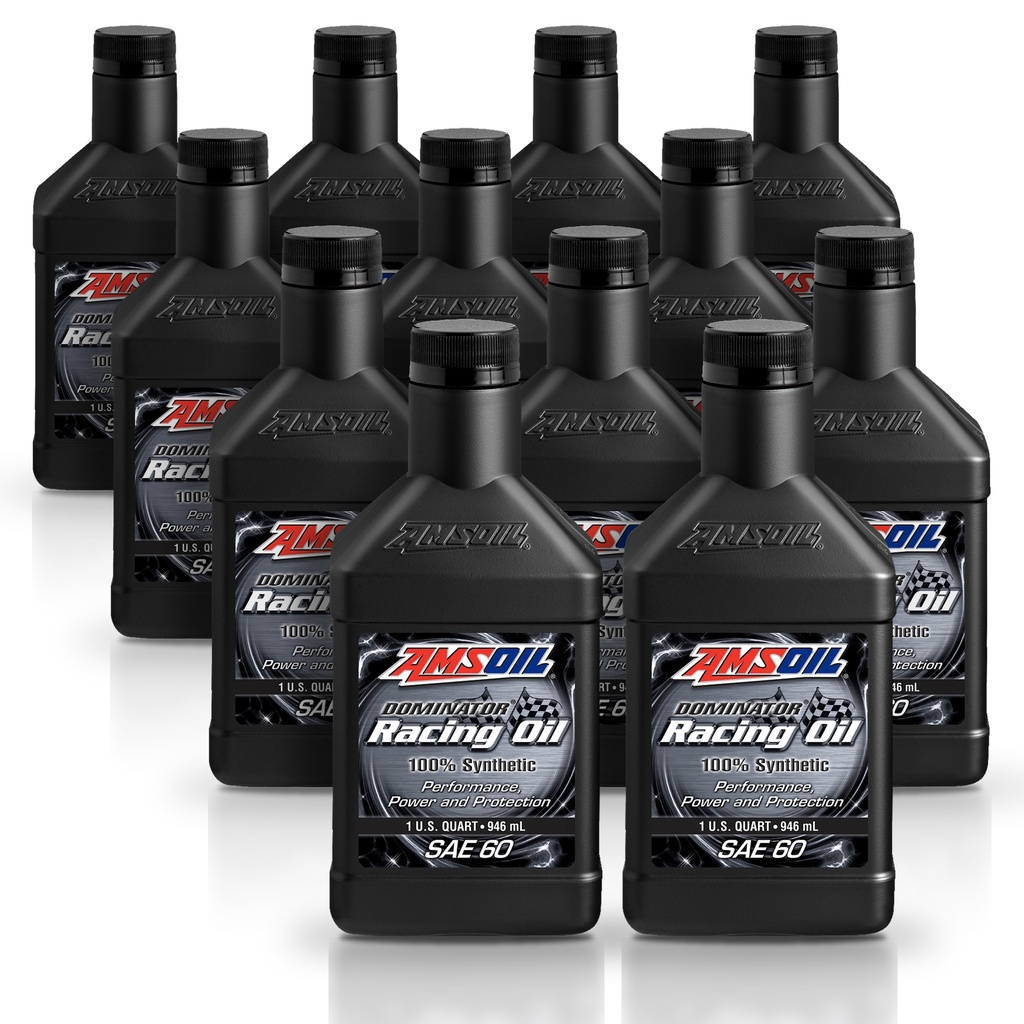 Kit 12 Aceites Sae 60 Amsoil Alto Desempeño 12 Litros