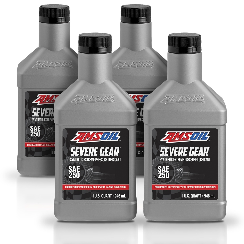 Kit 4 Aceites Sae 250 Amsoil Diferencial Gl5 4 Litros