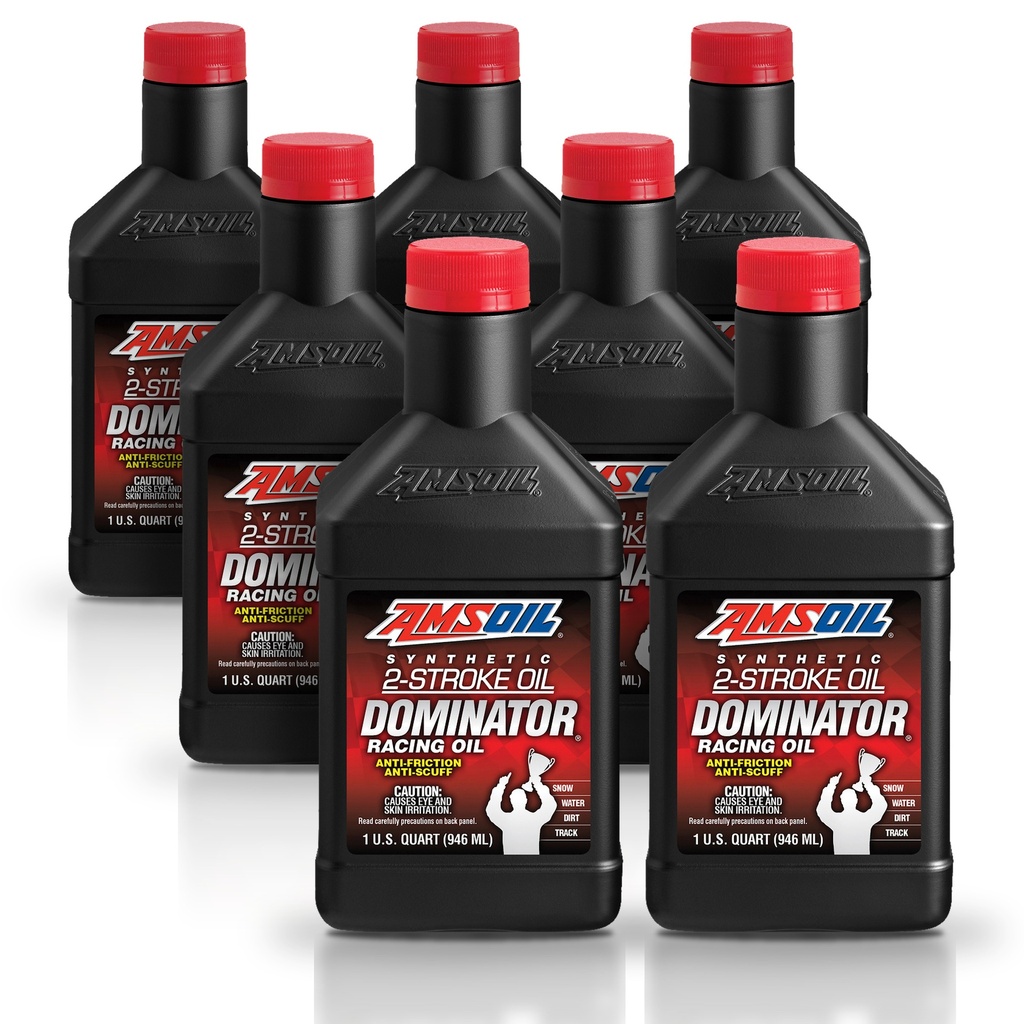 Kit 7 Aceites 2T Amsoil Moto Alto Desempeño 7 Litros