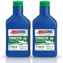 Kit 2 Aceites 10w30 Amsoil Marino Api Sn Jaso Ma 2 Litros