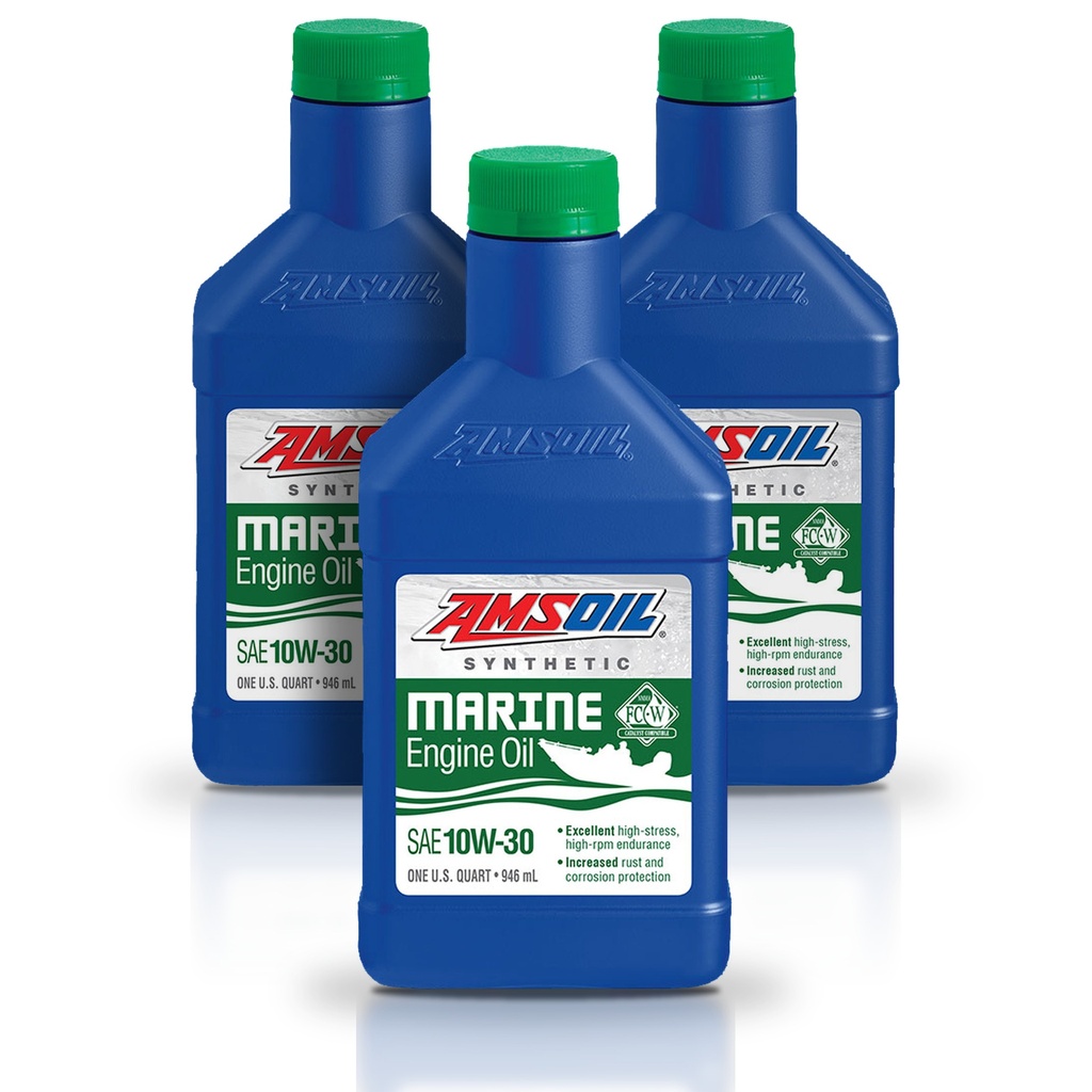 Kit 3 Aceites 10w30 Amsoil Marino Api Sn Jaso Ma 3 Litros