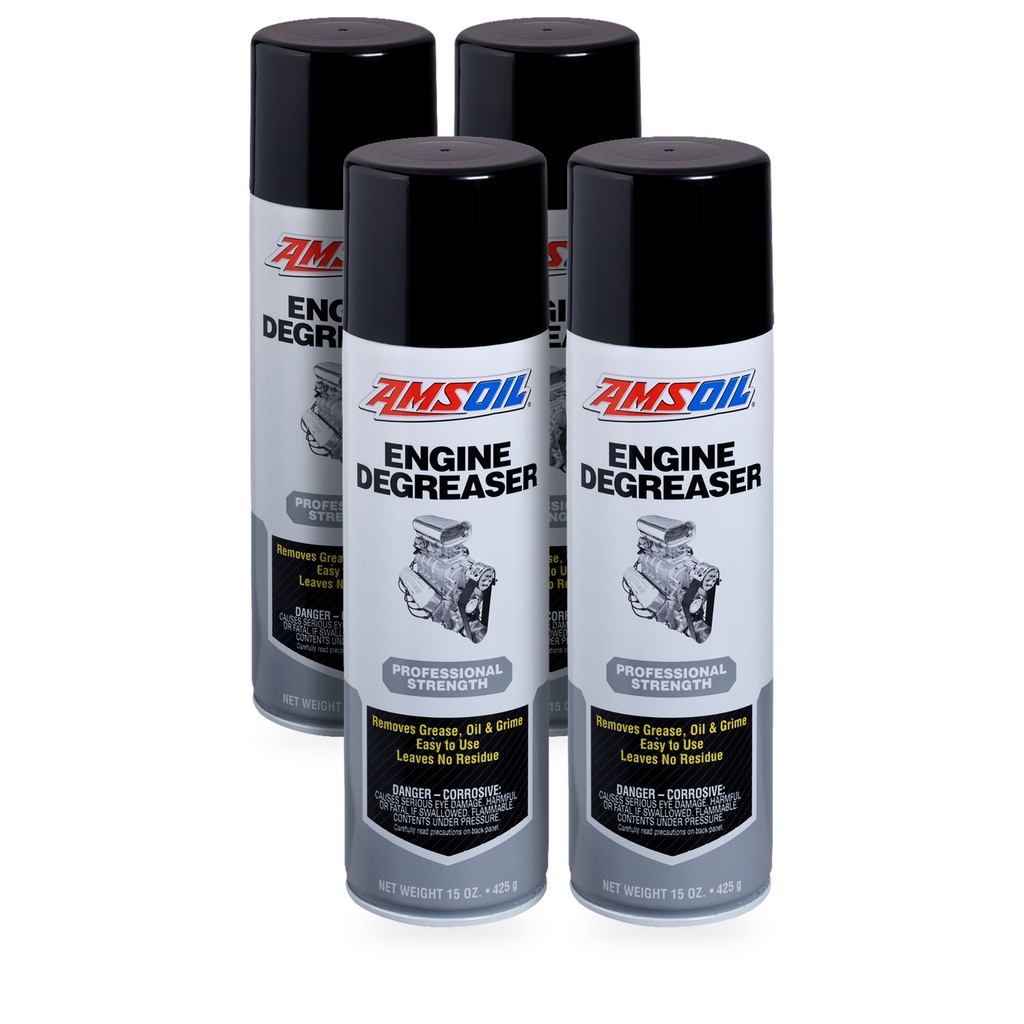 Kit 4 Piezas Desengrasantes De Motor Amsoil