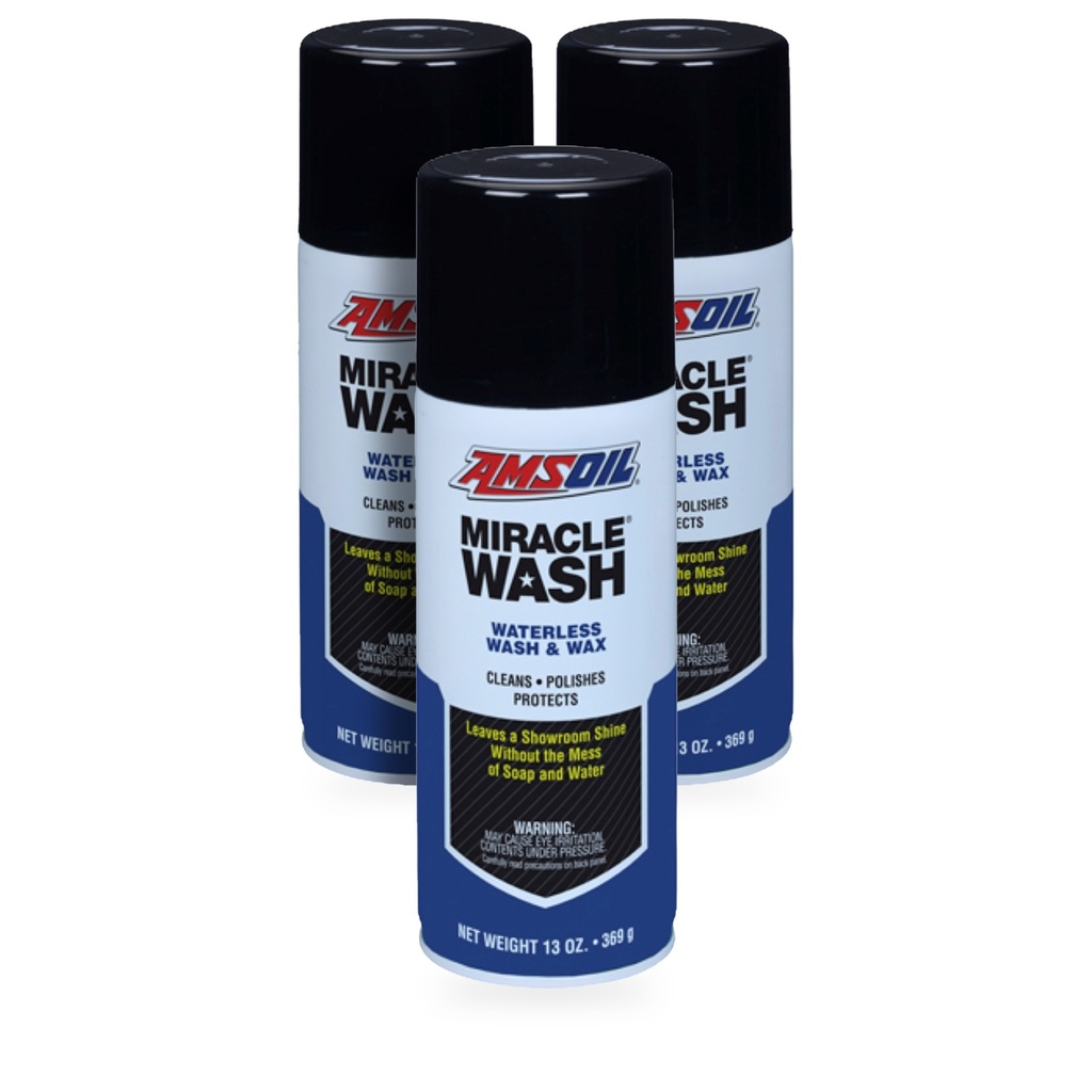 Kit 3 Piezas Lavado Y Cera Sin Agua Amsoil Miracle Wash