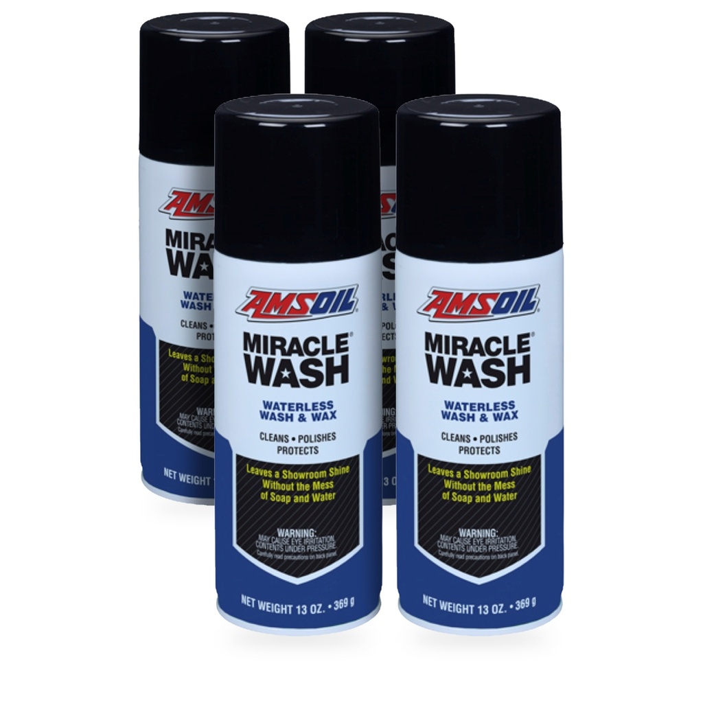 Kit 4 Piezas Lavado Y Cera Sin Agua Amsoil Miracle Wash
