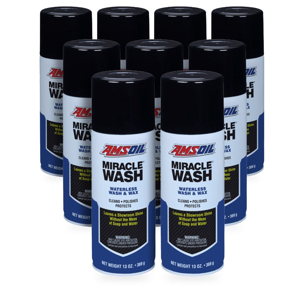 Kit 9 Piezas Lavado Y Cera Sin Agua Amsoil Miracle Wash