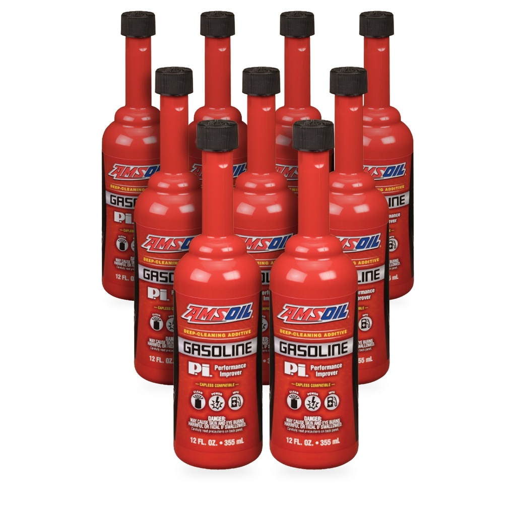 Kit 9 Aditivos Gasolina Amsoil Pi Limpia 3 Litros